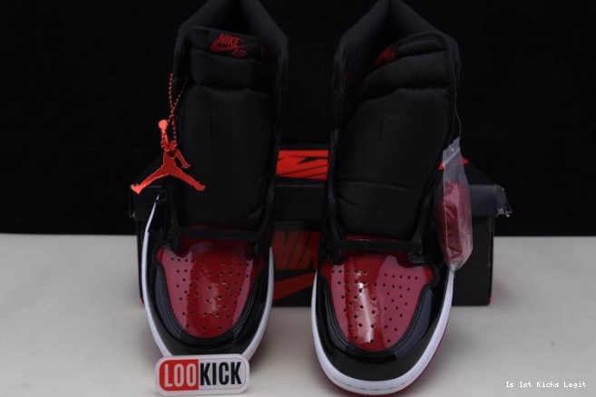 OG 1 Air High Patent Jordan Bred 555088-063 0809